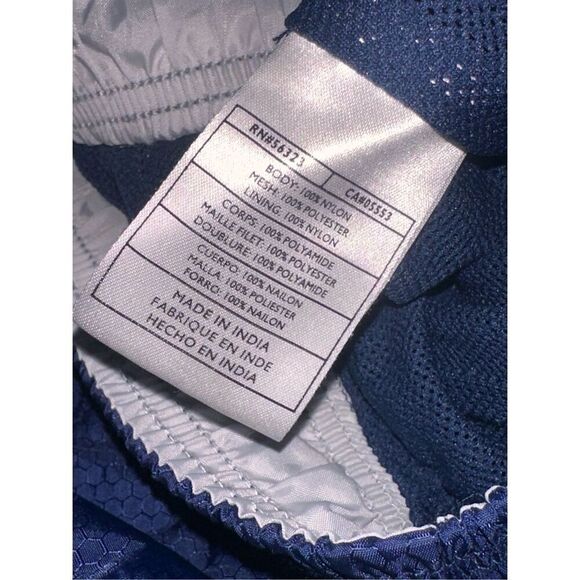 Vintage 90s Nike Mens large Distressed Mini Swoosh Lined Wide Leg Pants, Vintage - Picture 9 of 11